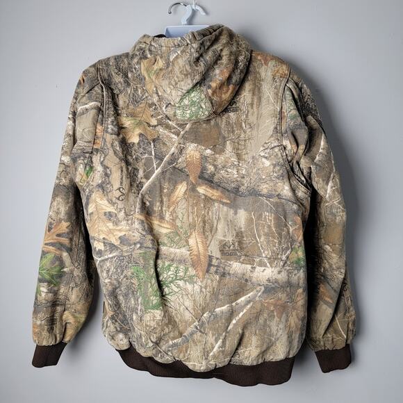Brazos Work Force Camo Jacket XL Hooded Quilted Liner Outdoor HuntingCore Gorp - Picture 12 of 14